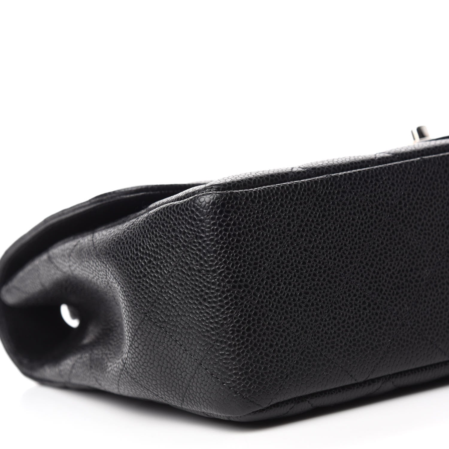 Chanel Caviar Quilted Jumbo Single Flap Black 6 of 11