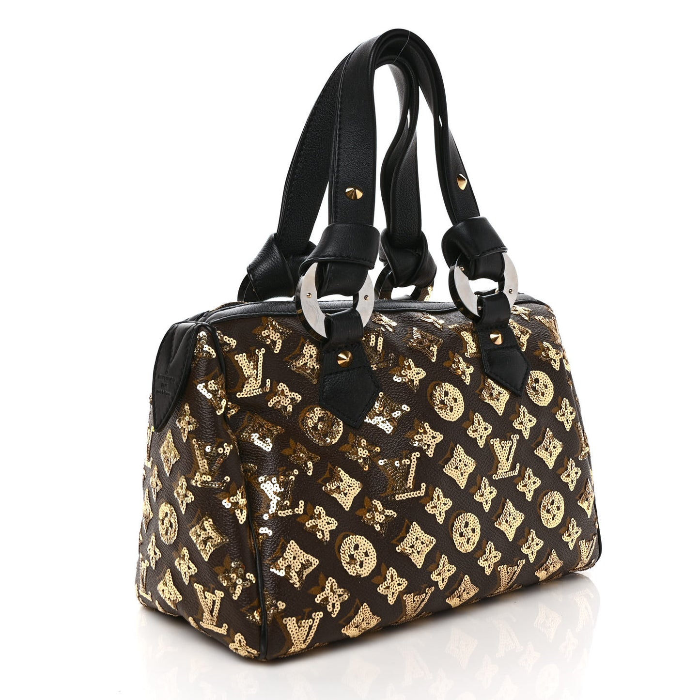 Monogram Sequins Eclipse Speedy 28 Gold