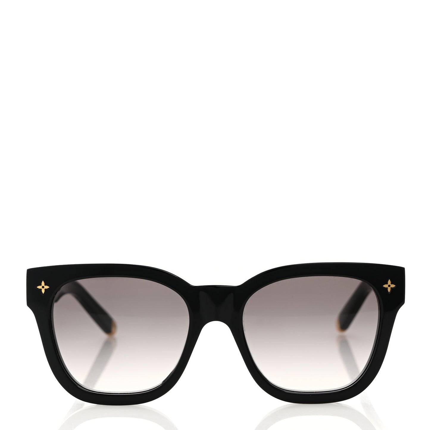 Acetate My Monogram Square Sunglasses Z1523W Black