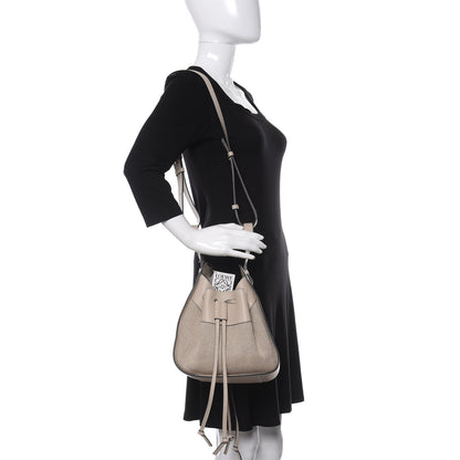 Loewe Calfskin Canvas Mini Hammock Shoulder Bag Natural Light Oat 2 of 9