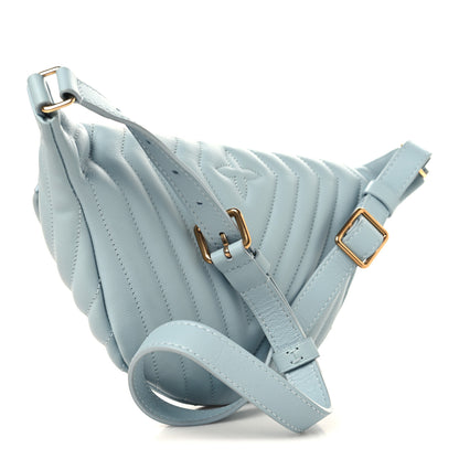 Louis Vuitton Calfskin New Wave Bumbag Porcelain Blue 3 of 9
