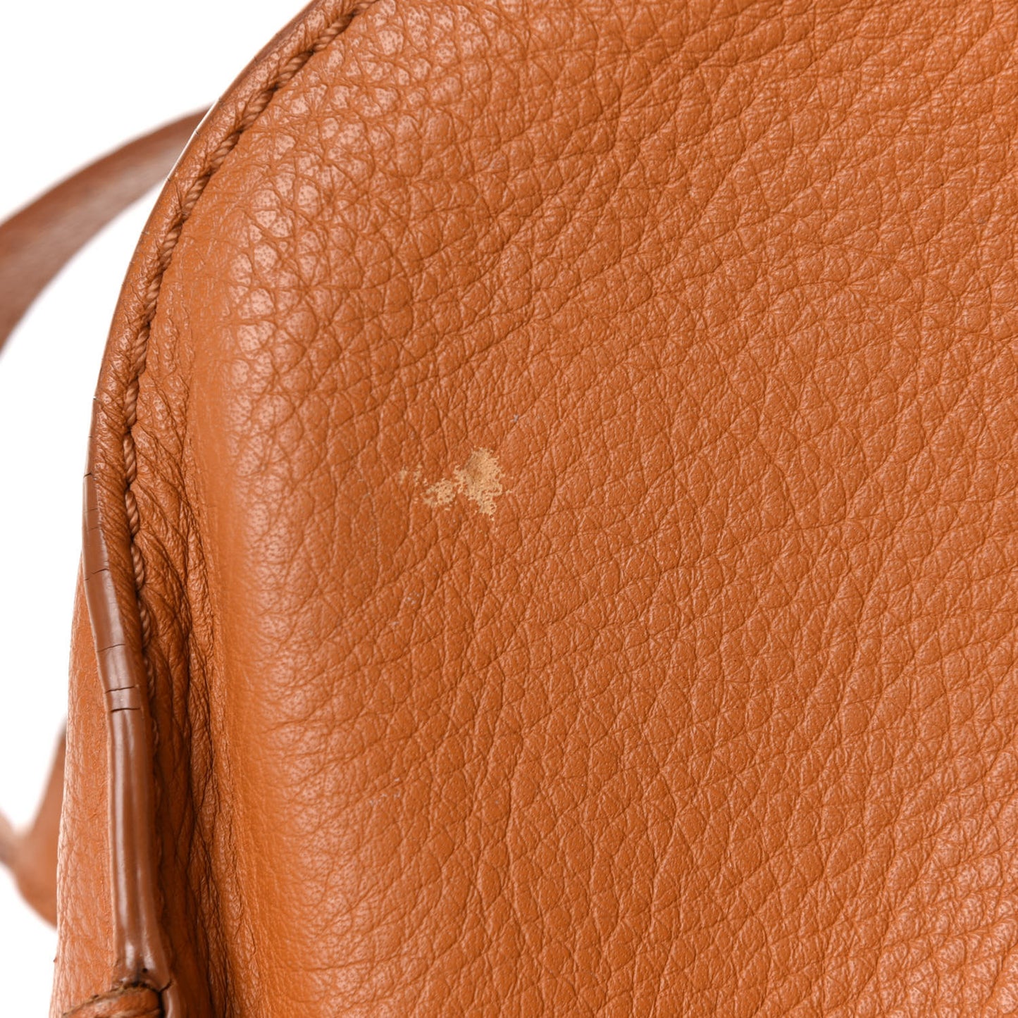 Calfskin Mini Marcie Round Crossbody Bag Brown Sugar