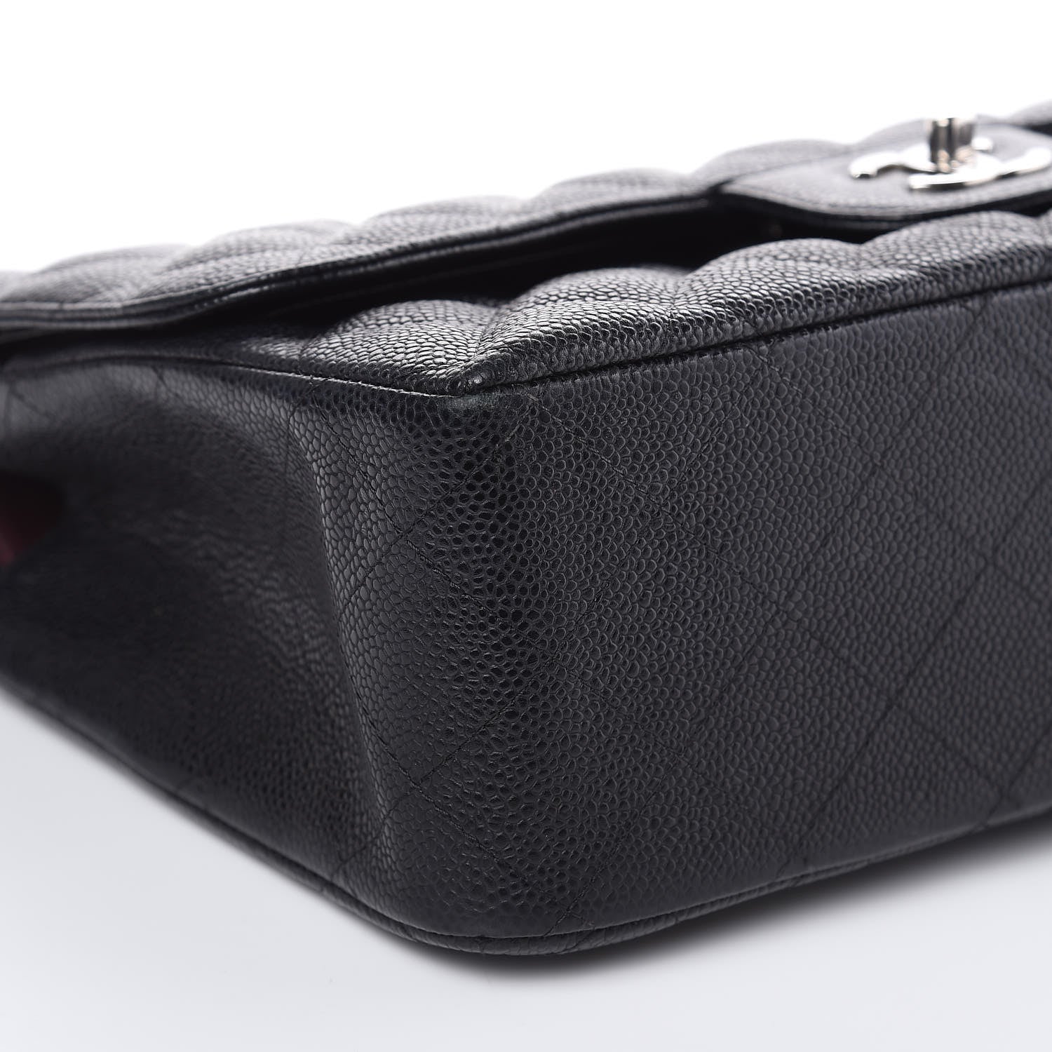 Chanel Caviar Quilted Jumbo Double Flap Black 8 of 14