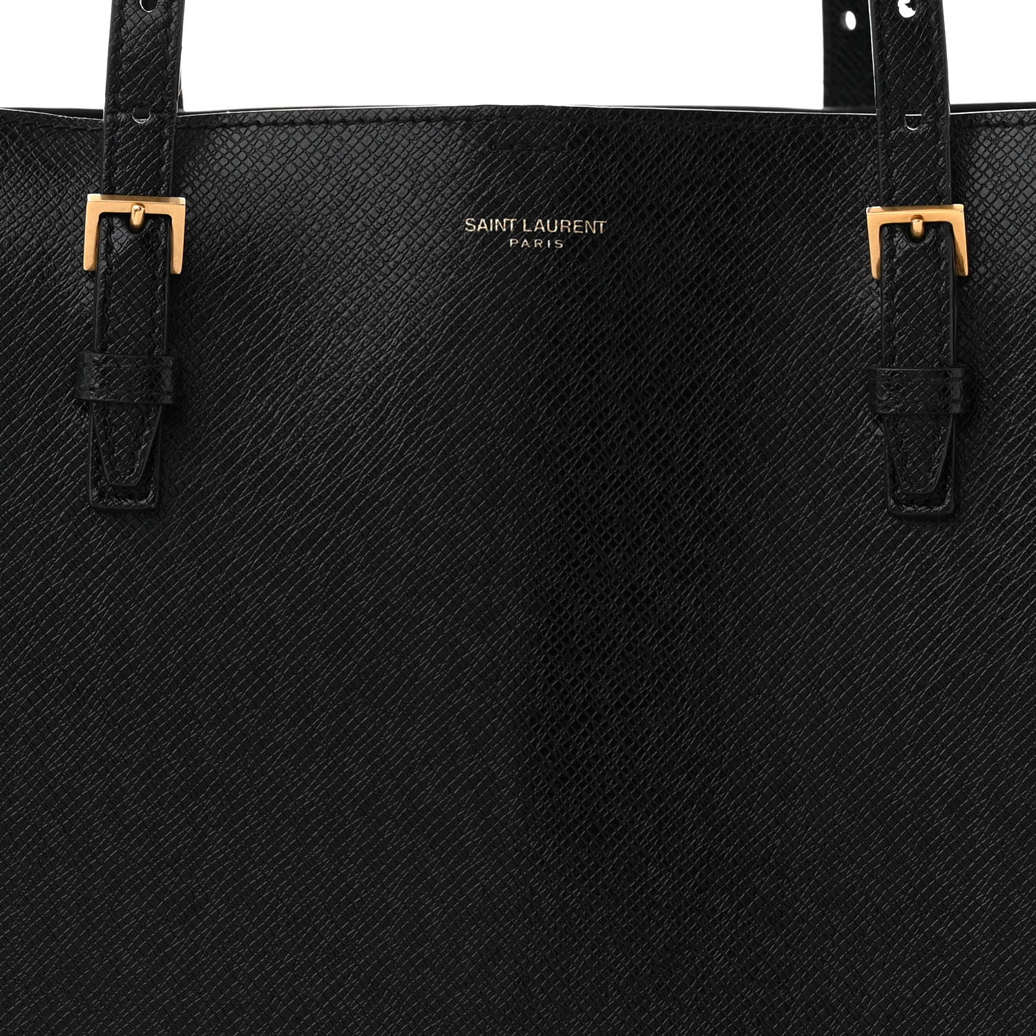 Saint Laurent Calfskin Large Shopping Tote Black 7 of 10
