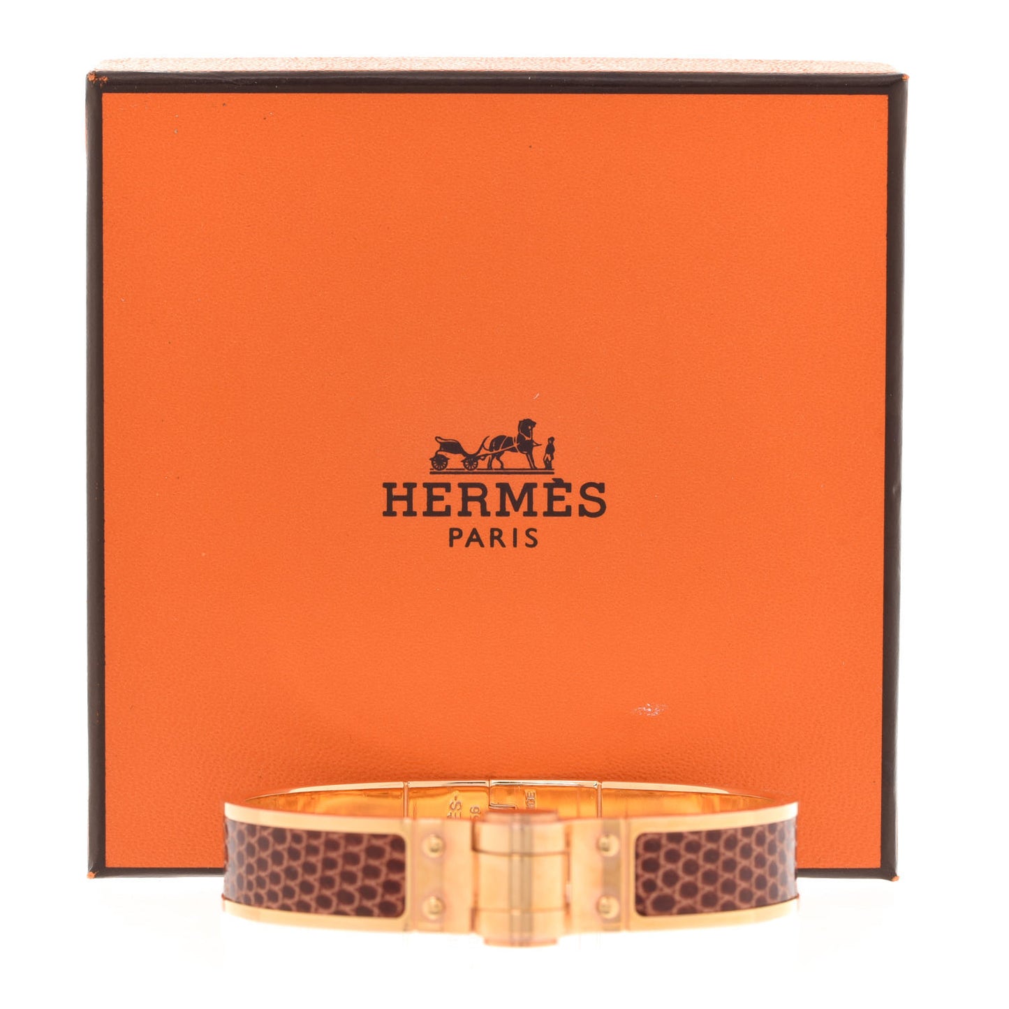 Lizard Charniere Cuir Narrow Hinged Bracelet S Etrusque