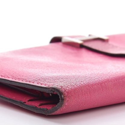 Hermes Chevre Mysore Bearn Wallet Rose Shocking 10 of 11