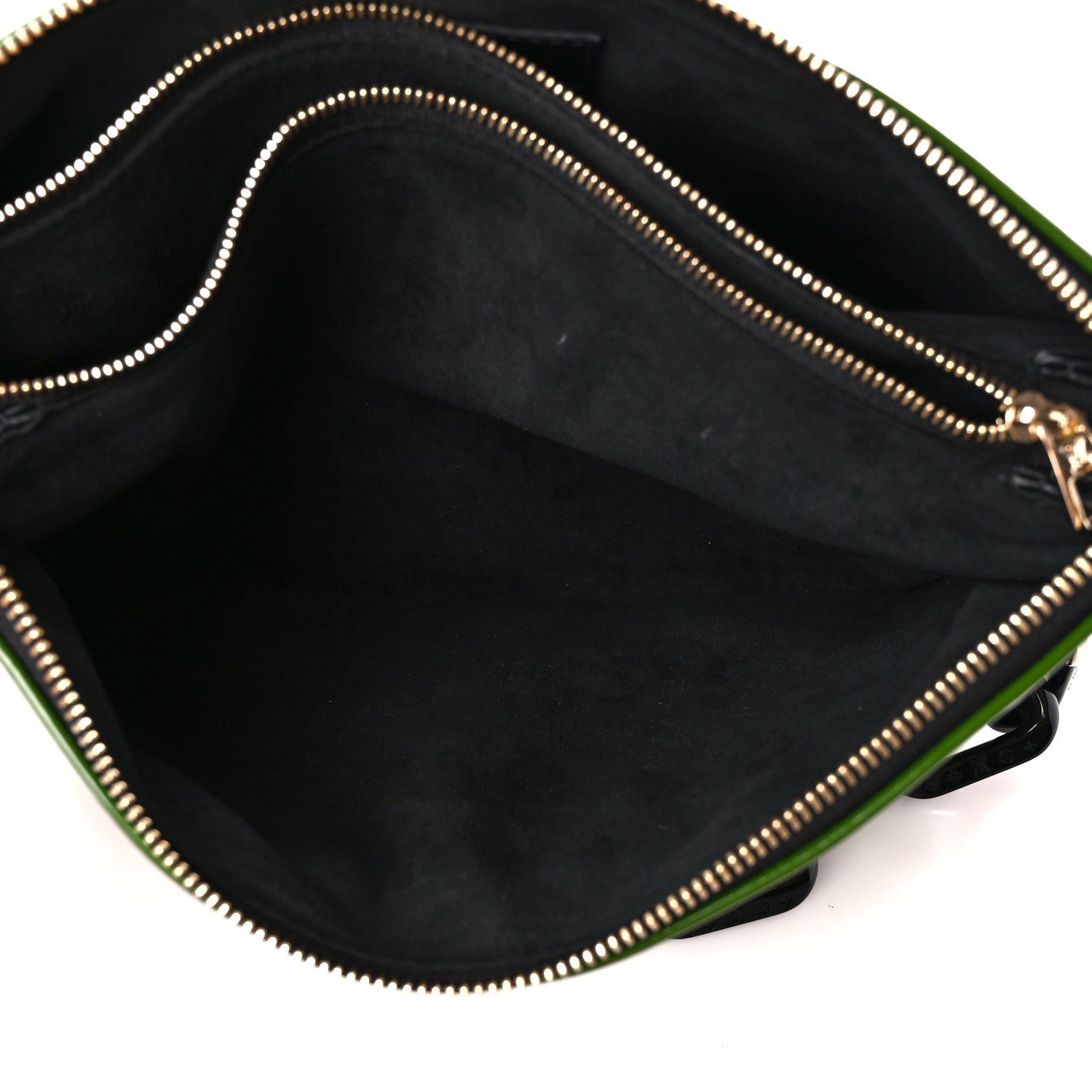 Louis Vuitton Patent Embossed Monogram Coussin PM Green Black 7 of 11