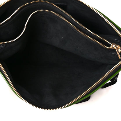 Louis Vuitton Patent Embossed Monogram Coussin PM Green Black 7 of 11