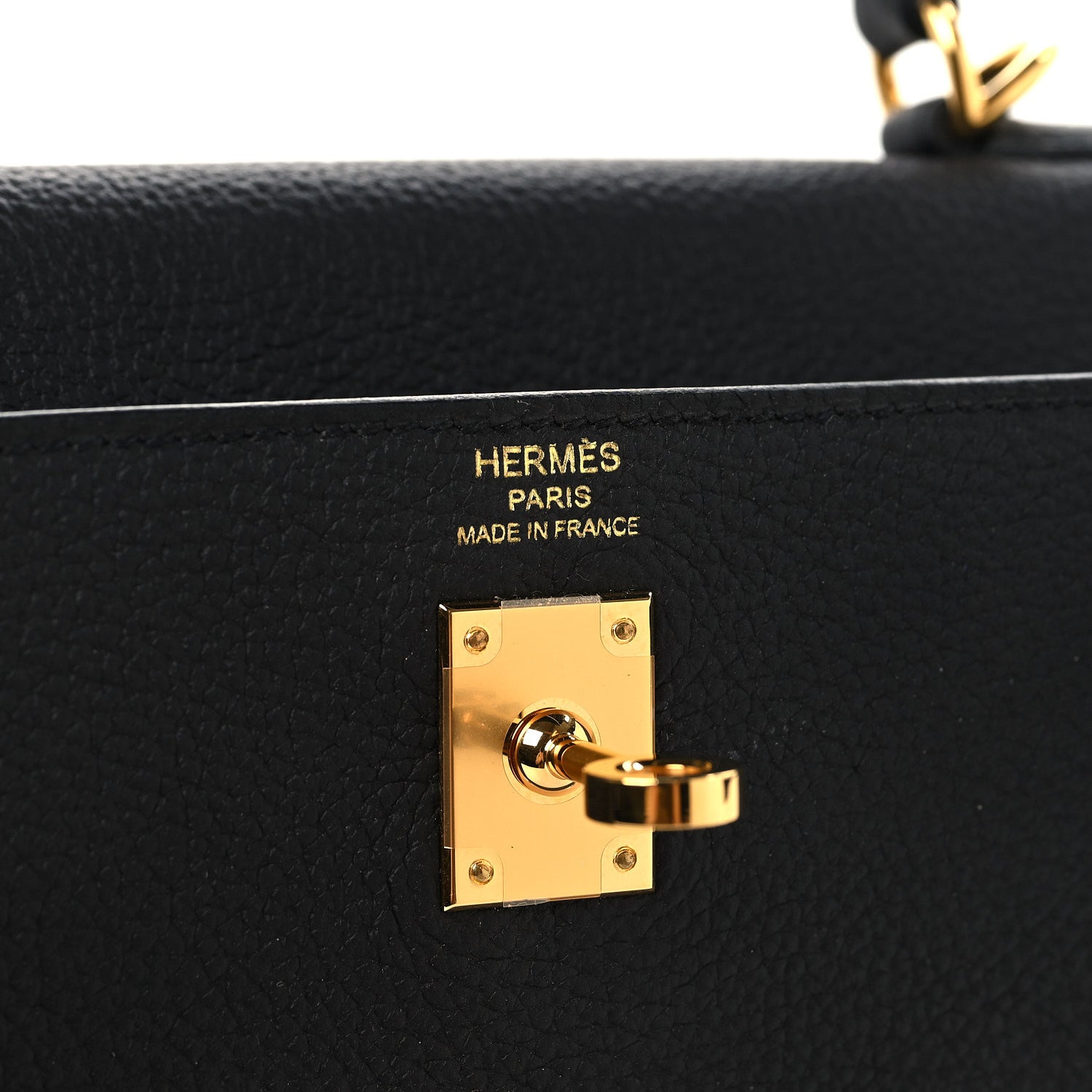 Hermes Togo Kelly Retourne 25 Black 6 of 11