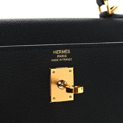 Hermes Togo Kelly Retourne 25 Black 6 of 11