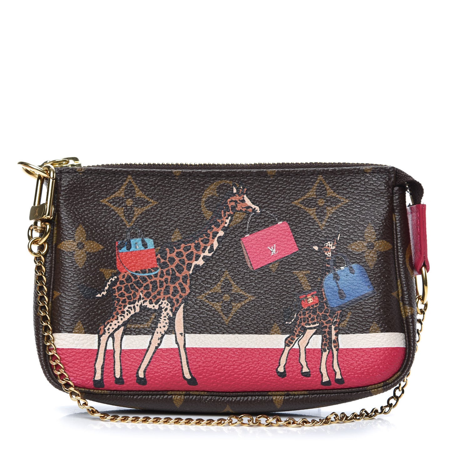 Monogram 2017 Christmas Animation Mini Pochette Accessories