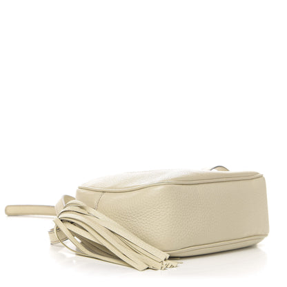 Gucci Pebbled Calfskin Small Soho Disco Bag Off White 4 of 10