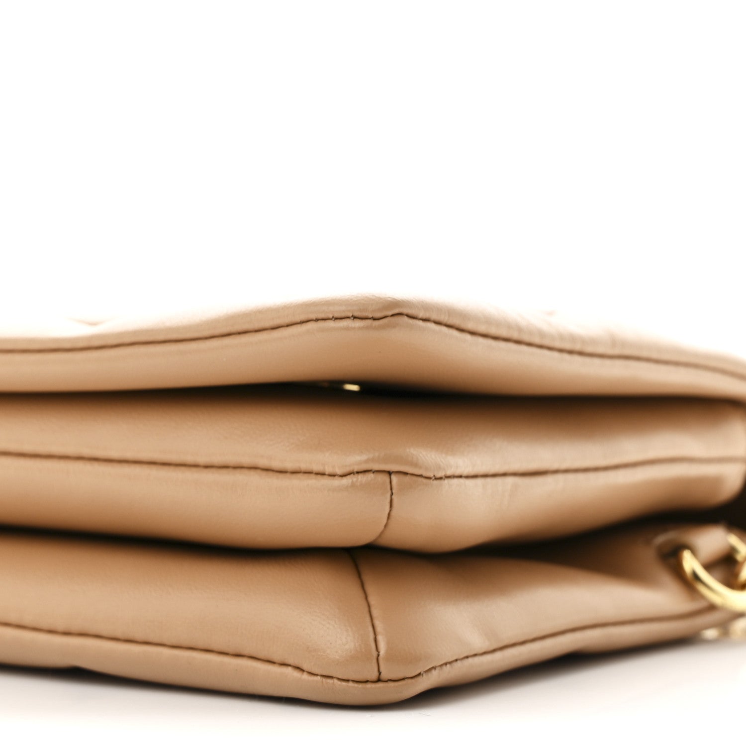 Louis Vuitton Lambskin Embossed Monogram Pochette Coussin Camel 9 of 9
