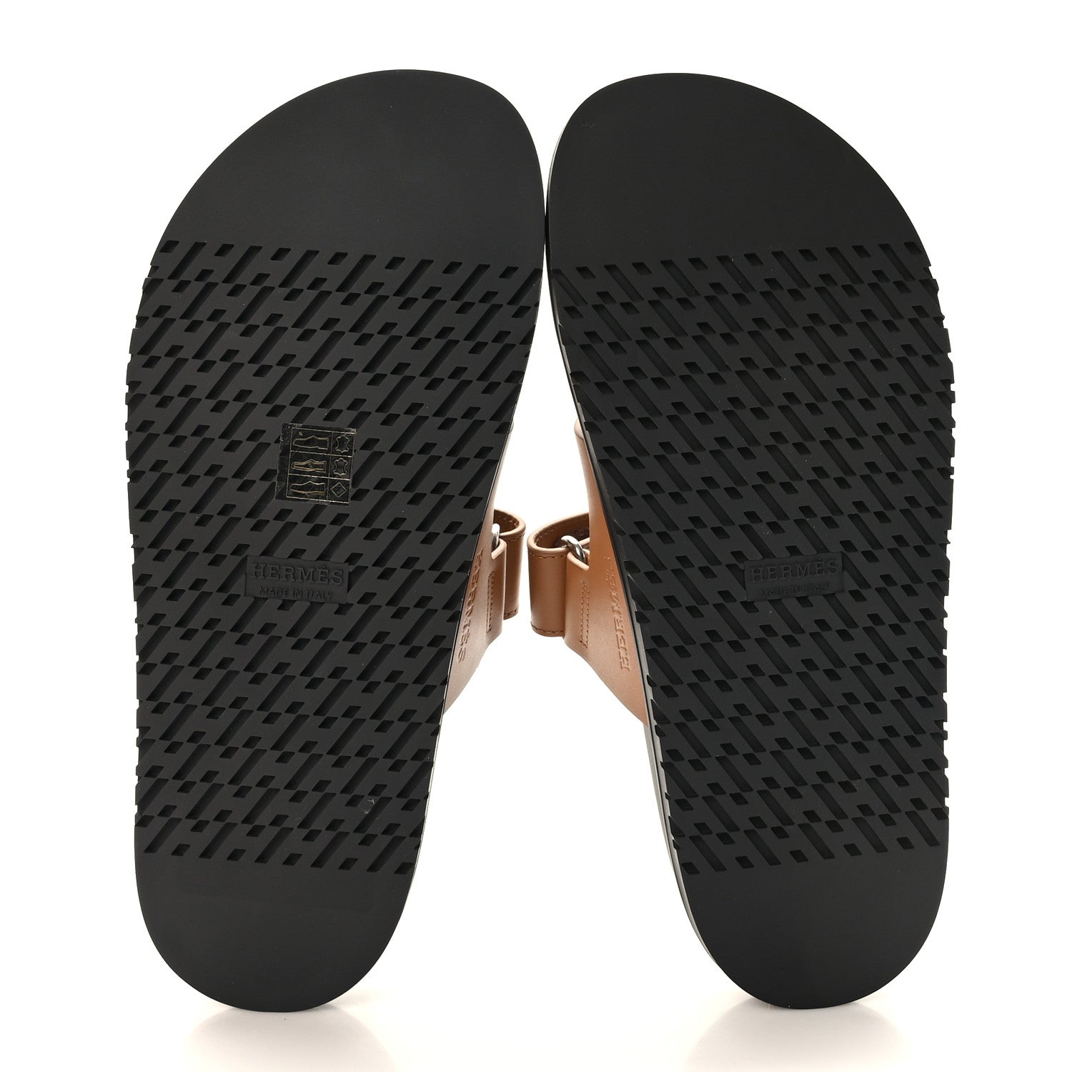 Hermes Calfskin Womens Chypre Sandals 38 Naturel 5 of 9
