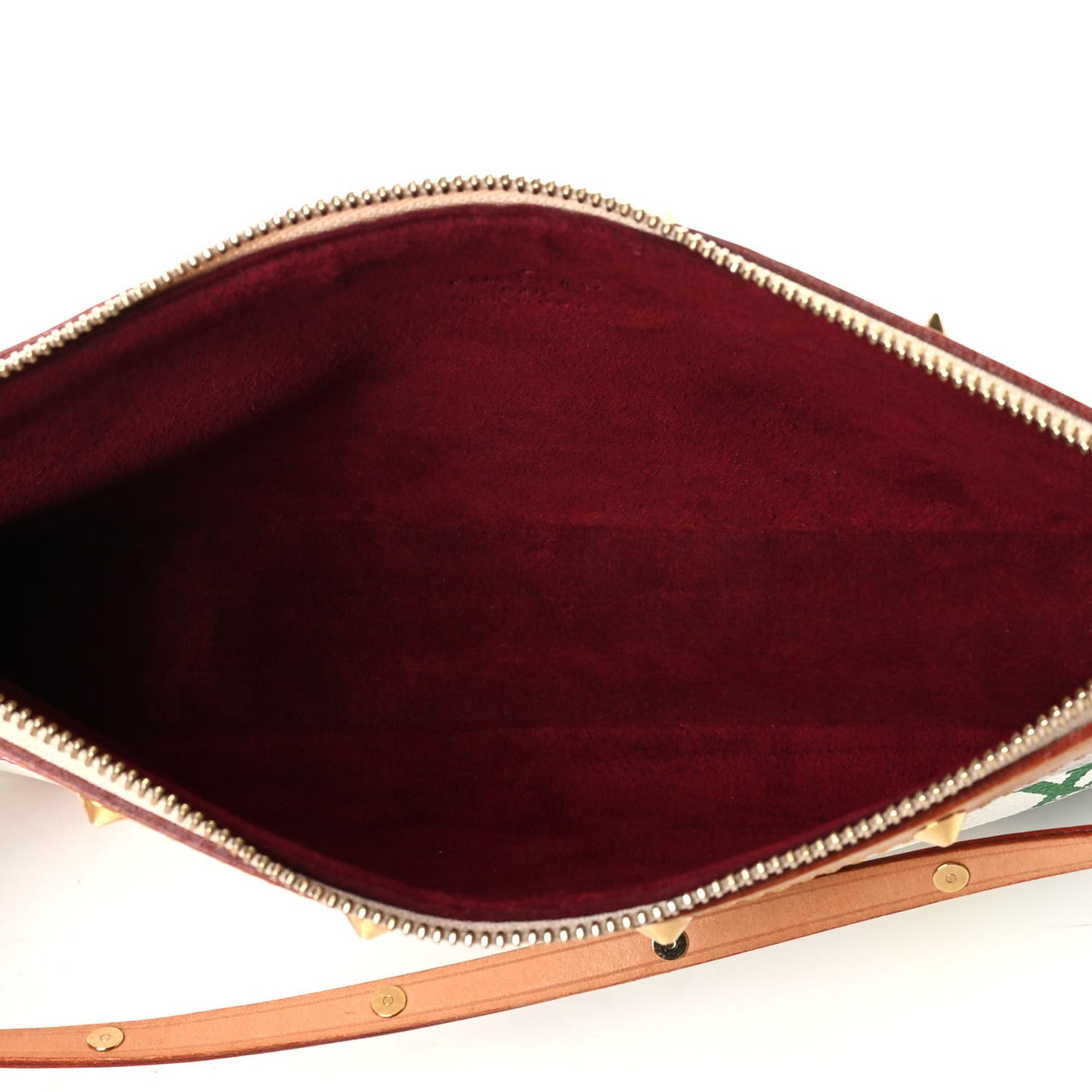 Monogram Multicolor Pochette Accessories White