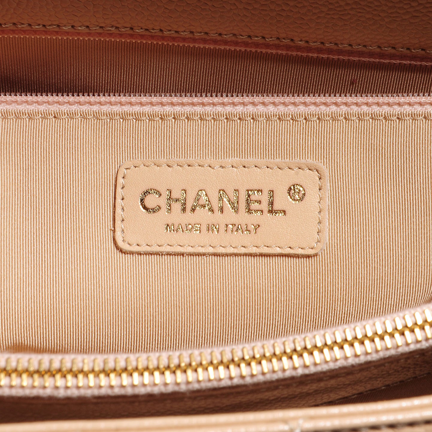 Caviar Grand Shopping Tote GST Beige Clair