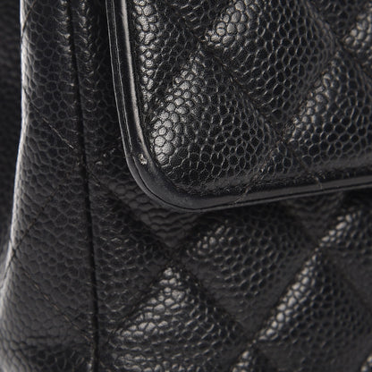 Chanel Caviar Quilted Medium Double Flap Black 14 of 18