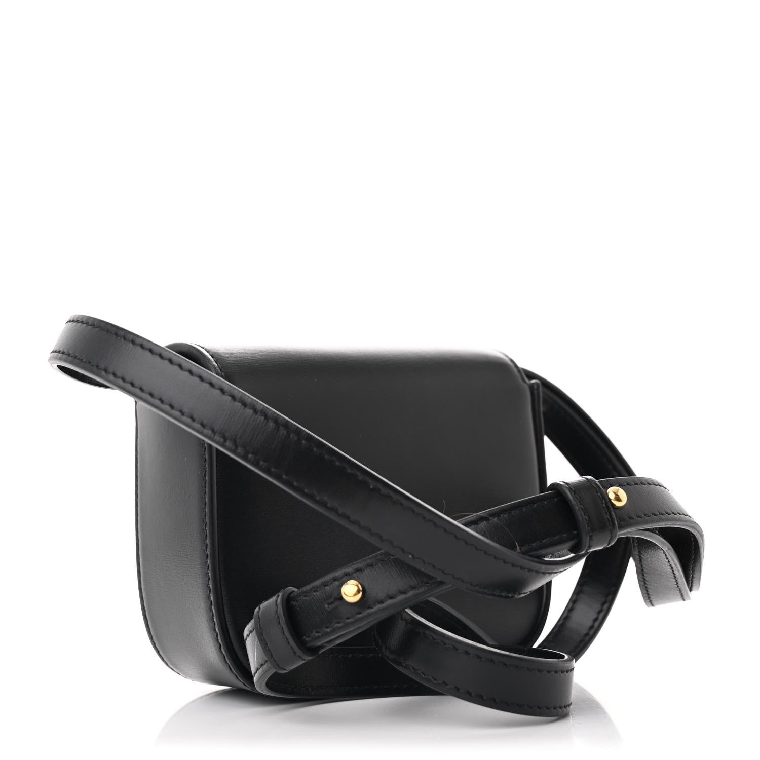 Celine Shiny Calfskin Mini Claude Black 3 of 12