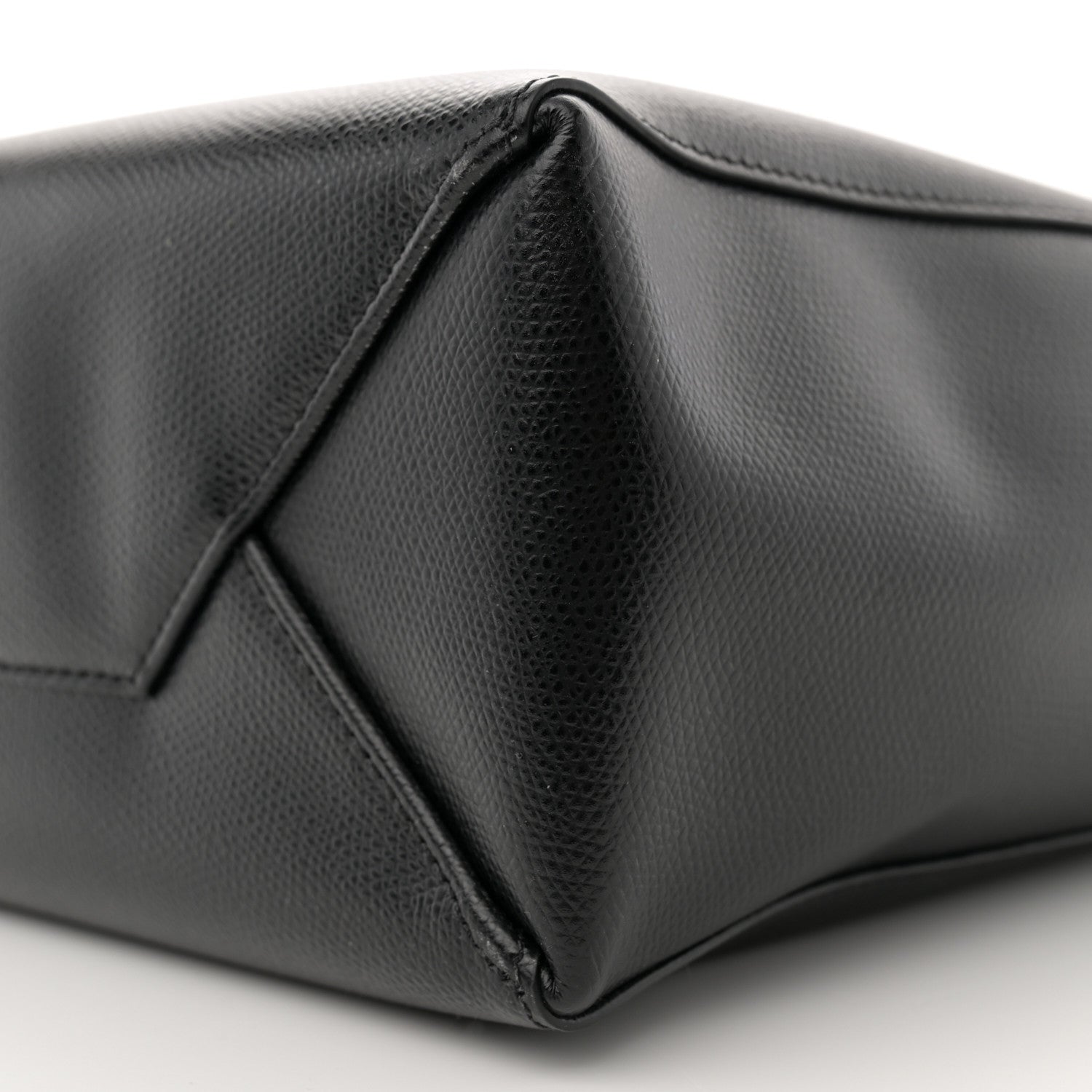 Celine Grained Calfskin Small Vertical Cabas Black 10 of 11