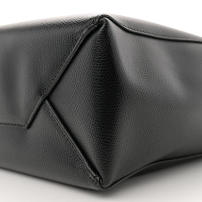 Celine Grained Calfskin Small Vertical Cabas Black 10 of 11