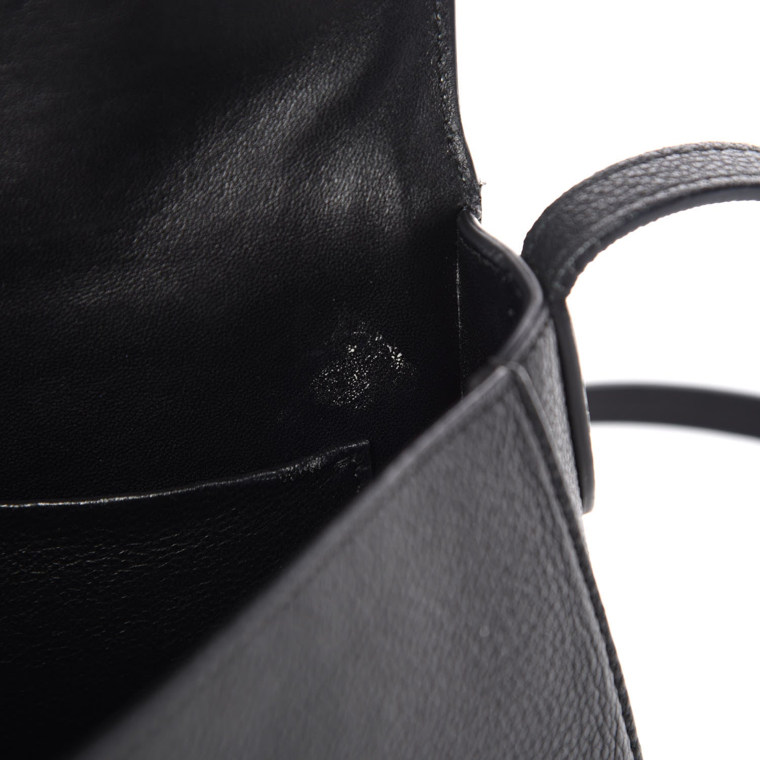 Celine Baby Grained Calfskin Small Trotteur Black 8 of 10