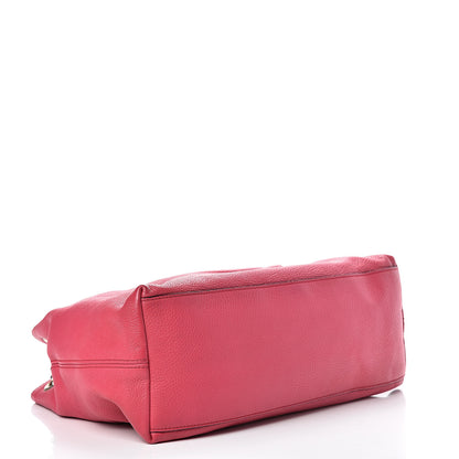 Gucci Pebbled Calfskin Medium Soho Chain Shoulder Bag Pink 3 of 23