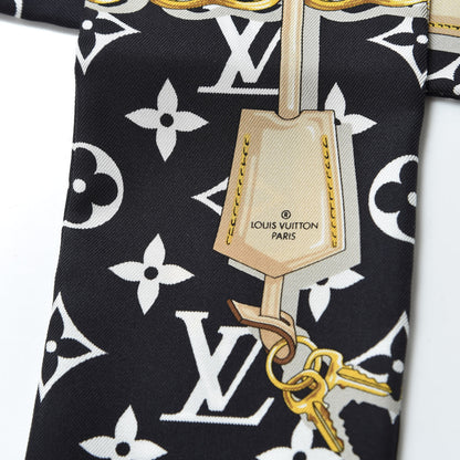 Louis Vuitton Silk Monogram Confidential Bandeau Black 5 of 5