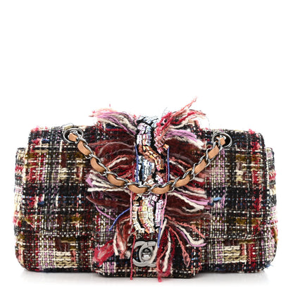 Chanel Tweed Sequin Small Fantasy Single Flap Multicolor 2 of 15