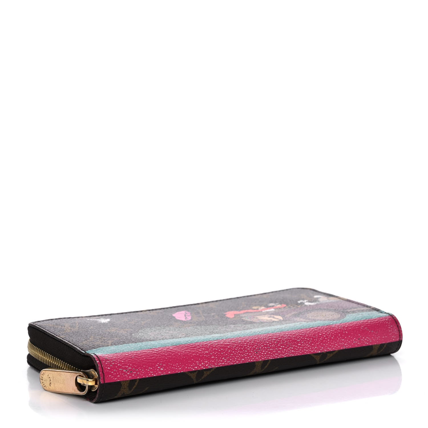Louis Vuitton Monogram 2015 Christmas Animation Zippy Wallet Hibiscus 4 of 9