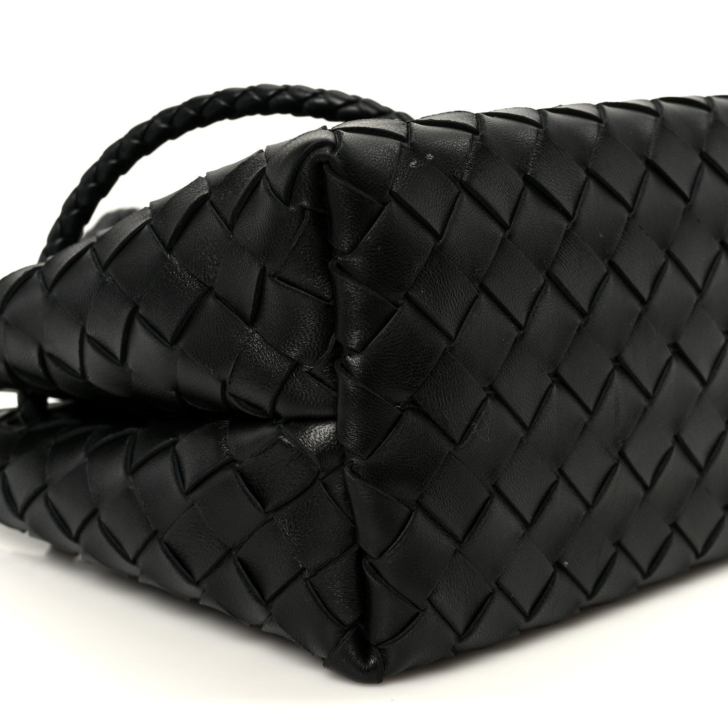 Bottega Veneta Nappa Intrecciato Small East West Andiamo Shoulder Bag Black 11 of 12
