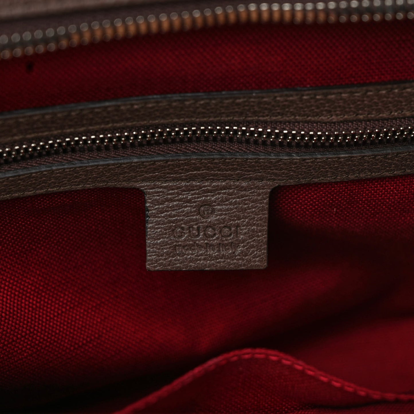 GG Supreme Monogram Textured Dollar Calfskin Small Detail Tote Beige Ebony New Acero
