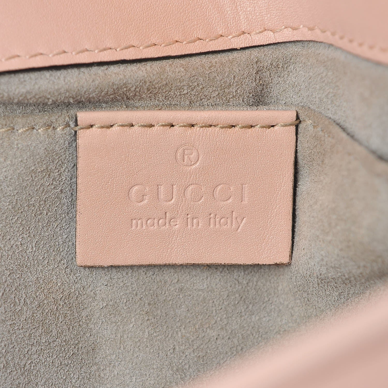 Gucci Calfskin Matelasse Mini GG Marmont Shoulder Bag Perfect Pink 7 of 10