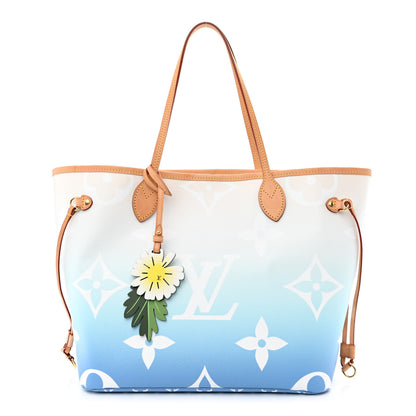 Louis Vuitton Monogram Giant By The Pool Neverfull MM Blue 3 of 12