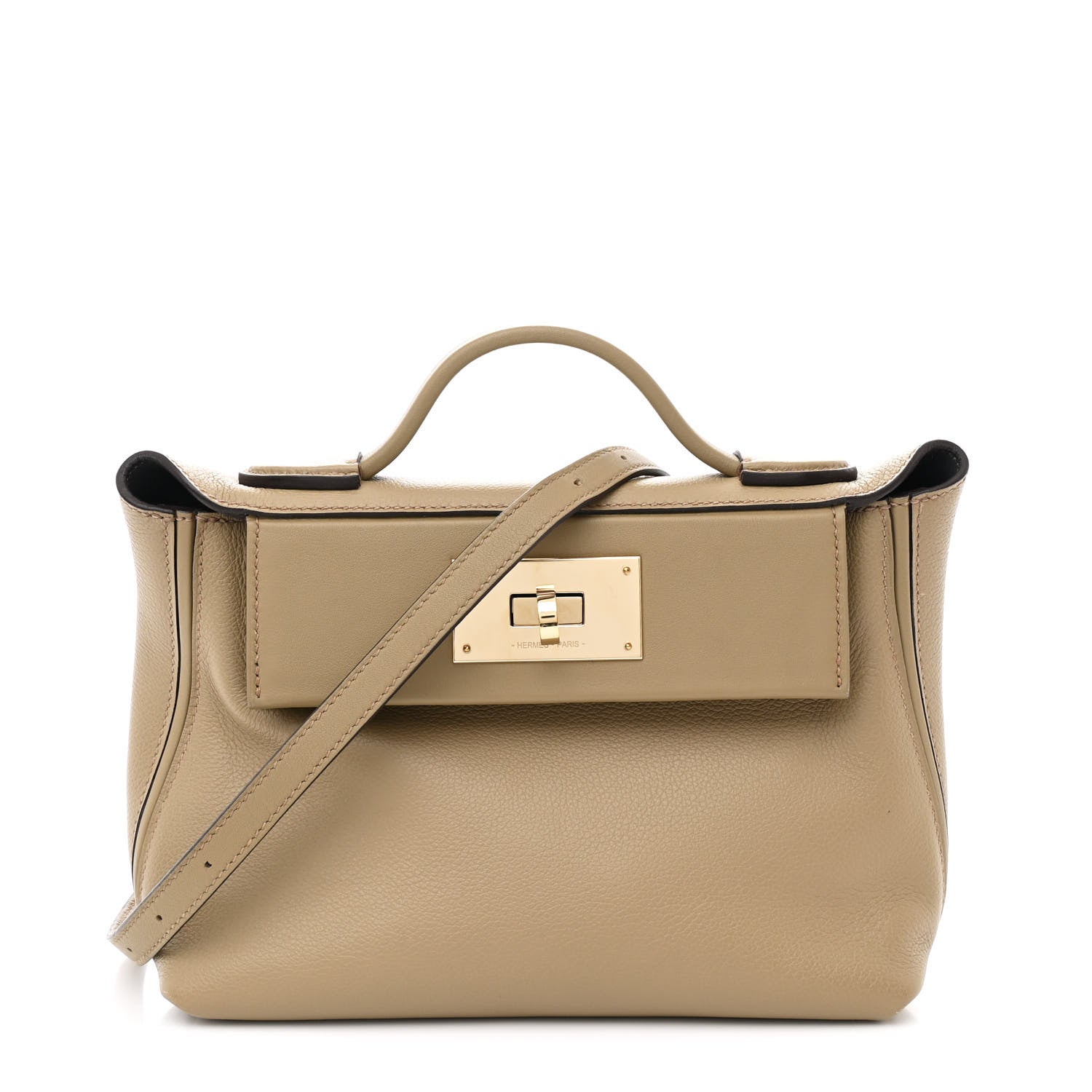 Hermes Evercolor Swift Verso 24/24 21 Beige Marfa Gris Misty