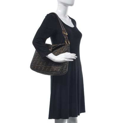 Fendi Zucca Shoulder Bag Tobacco 2 of 12