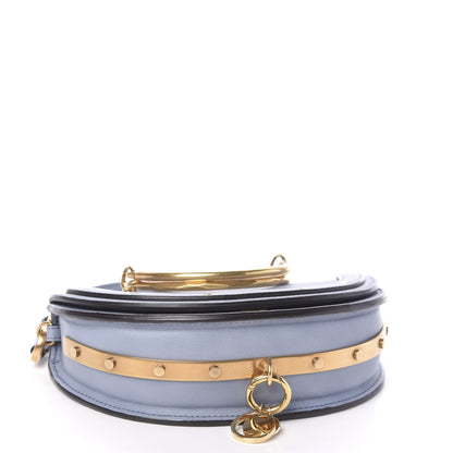 Chloe Calfskin Small Nile Bracelet Minaudiere Bag Washed Blue 3 of 9
