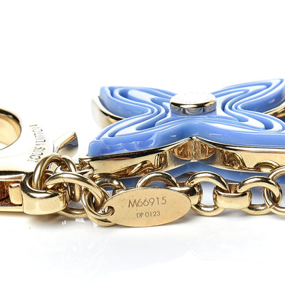 Louis Vuitton Resin Naif Bag Charm Blue 4 of 5