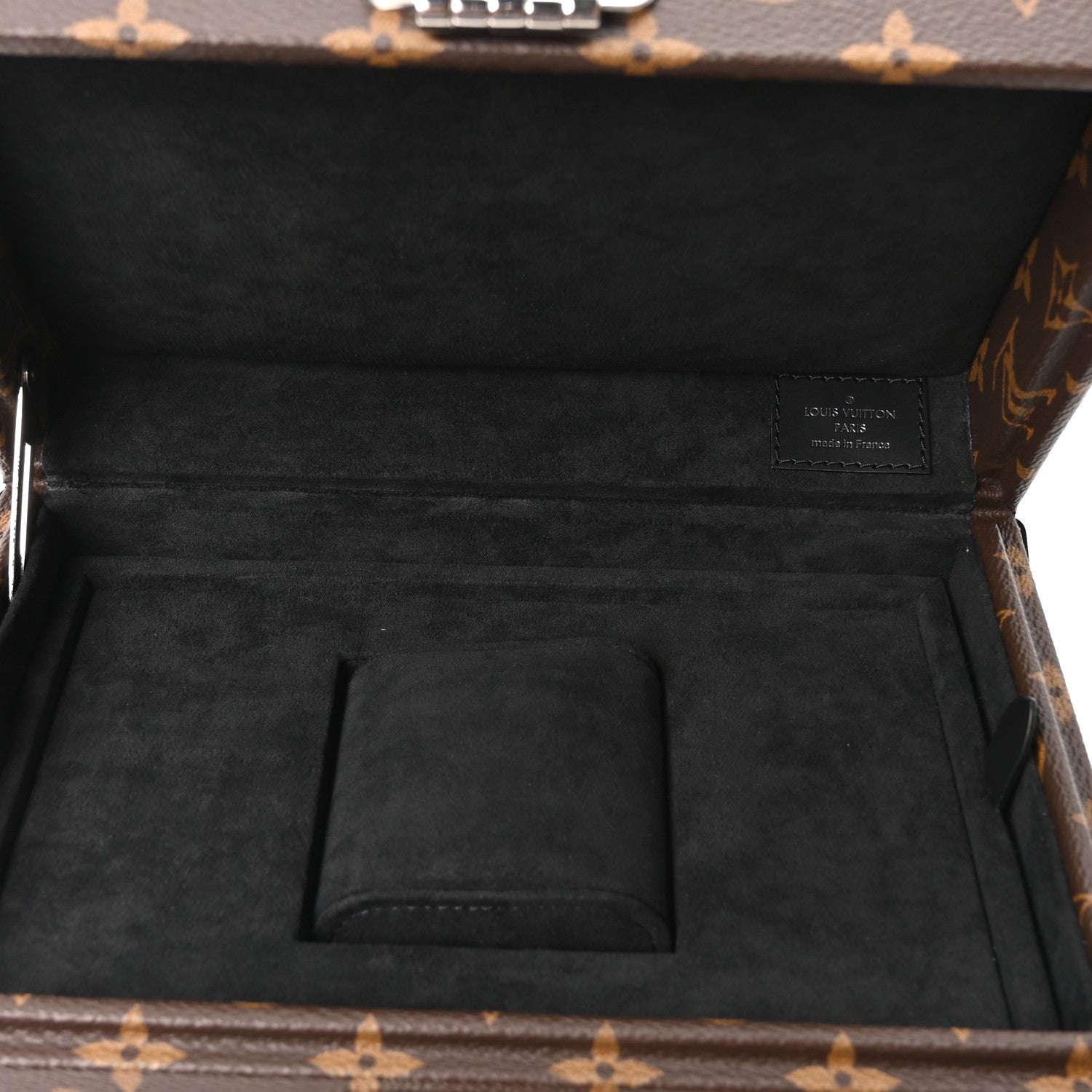 Louis Vuitton Monogram Macassar Coffret Tresor 24 Jewelry Case 4 of 9