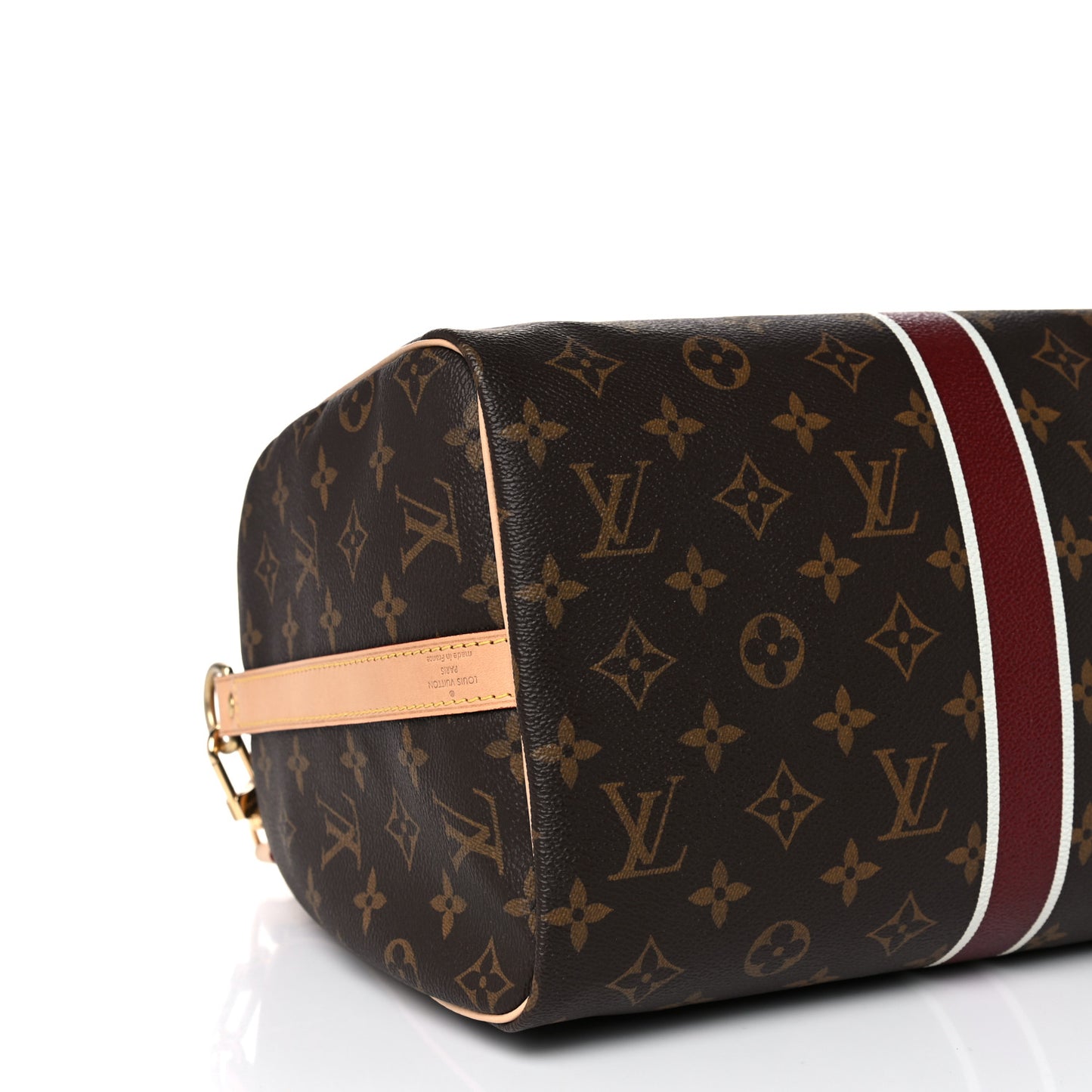 Monogram My LV Heritage Speedy Bandouliere 30 Bordeaux White