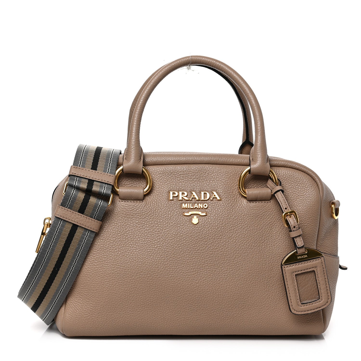 Prada Vitello Phenix Bauletto Cammeo 1 of 8