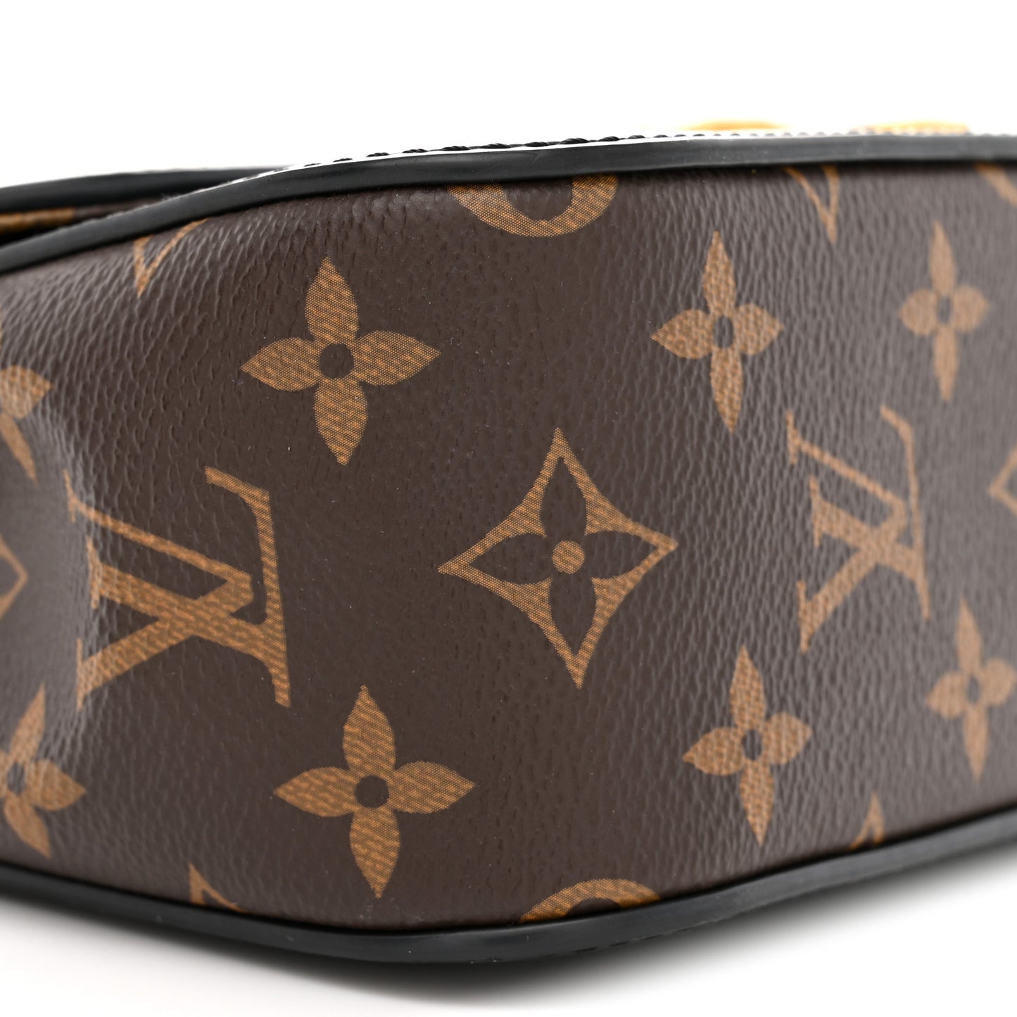 Patent Calfskin Monogram Cherrywood BB Black