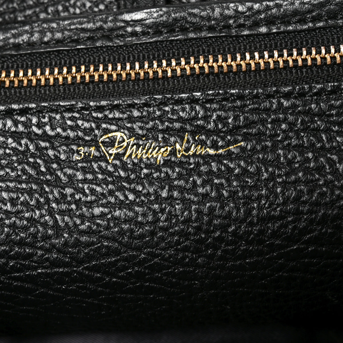 3.1 Phillip Lim Textured Calfskin Large Pashli Satchel Black 5 of 8