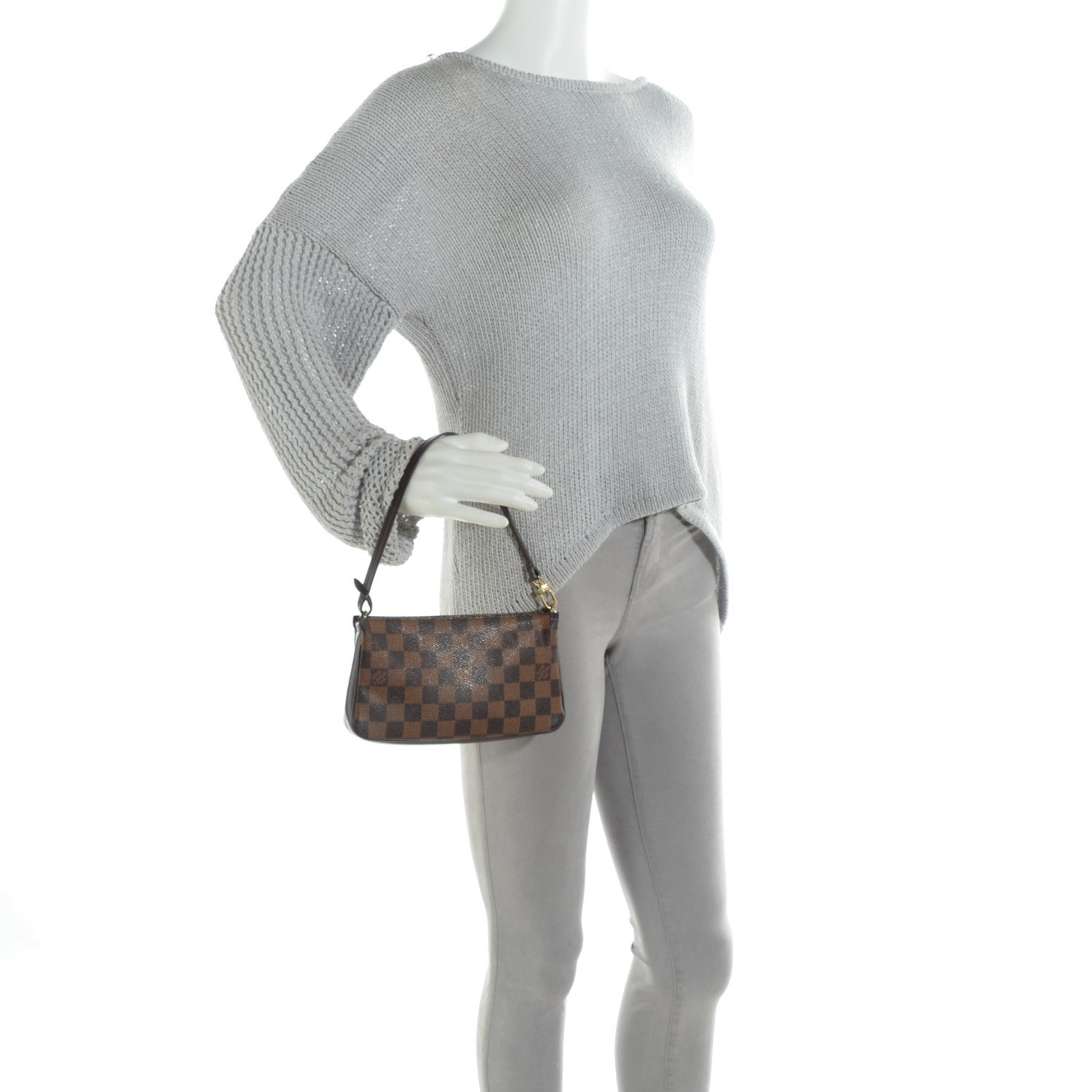 Louis Vuitton Damier Ebene Navona Pochette Accessories 2 of 8