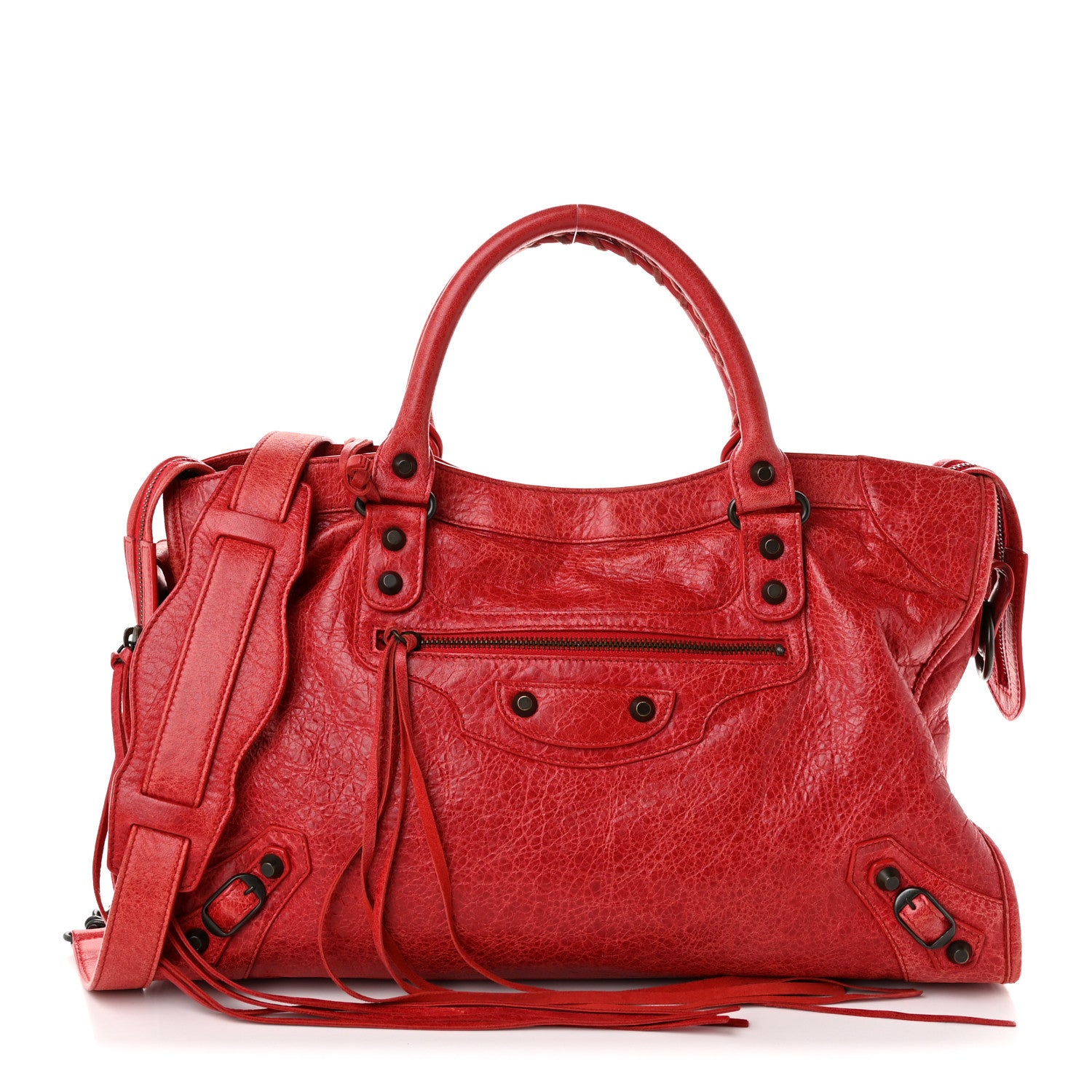 Balenciaga Agneau Classic Hardware City Rouge Coquelicot 1 of 10