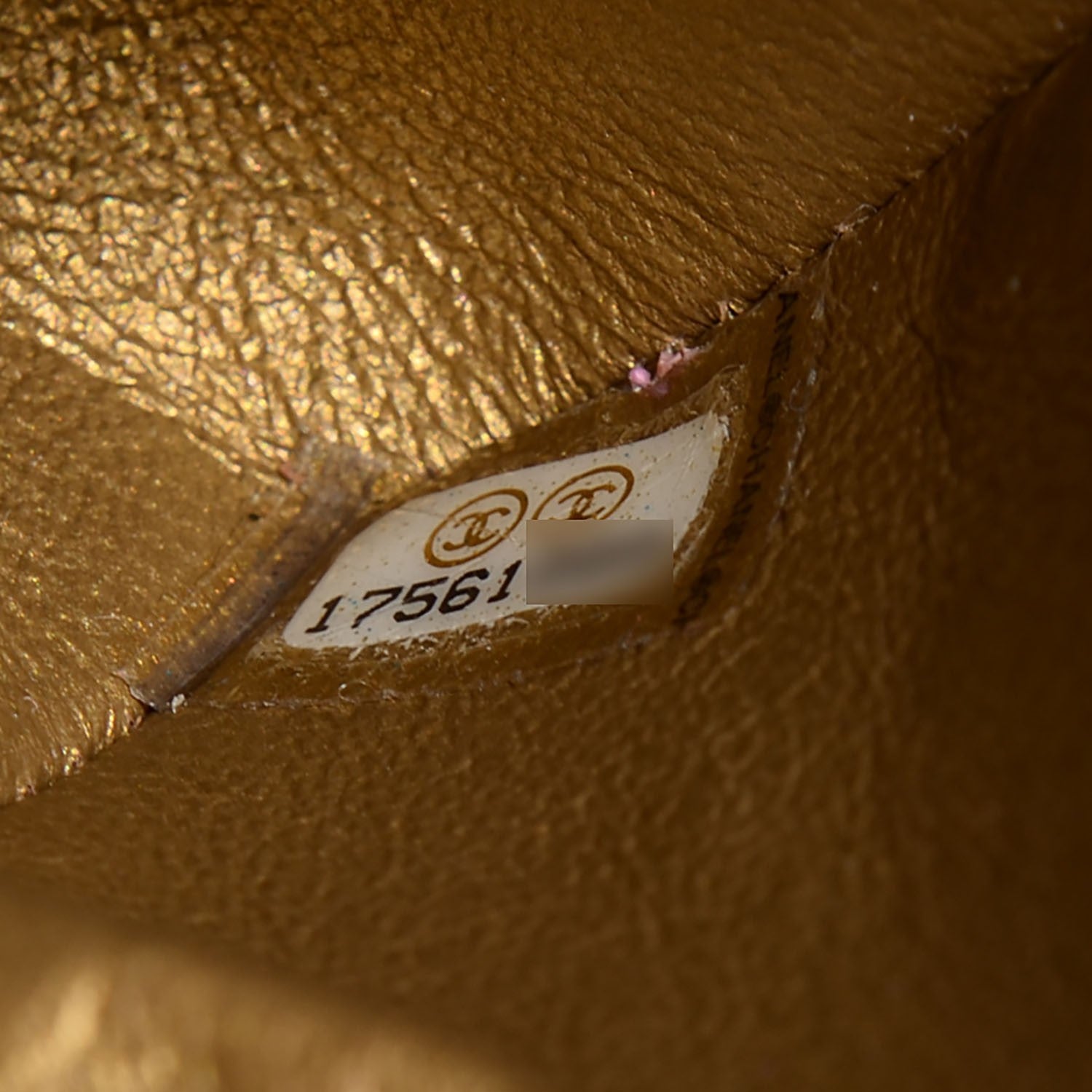 Chanel Metallic Calfskin Quilted Medium Double Flap Dark Gold 8 of 9