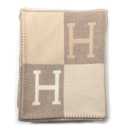 Hermes Wool Cashmere Avalon III Blanket Coco Camomille 1 of 3