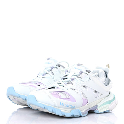 Balenciaga Mesh Nylon Womens Track Sneakers 39 White Pastel 3 of 13
