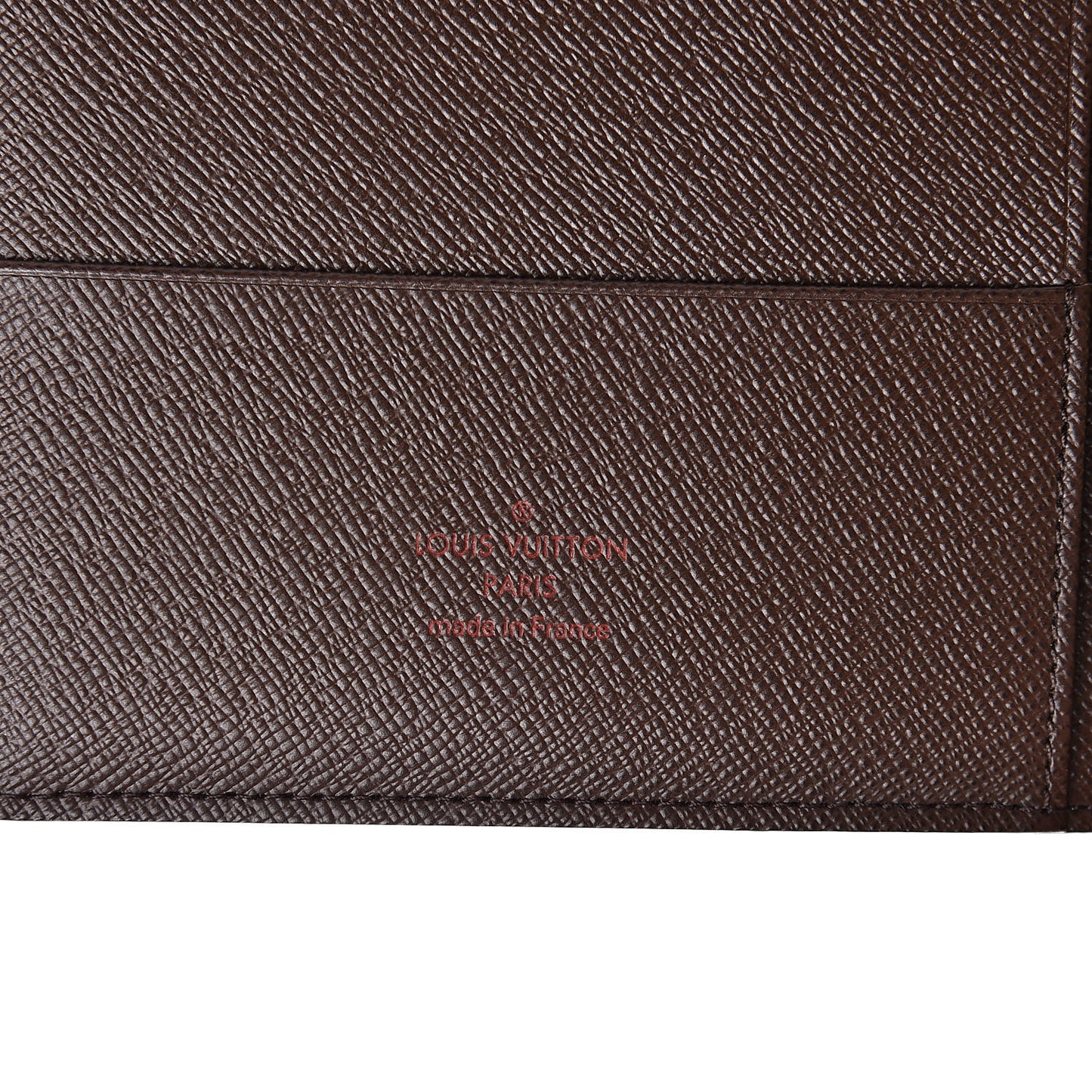 Damier Ebene Large Ring Agenda Cover
