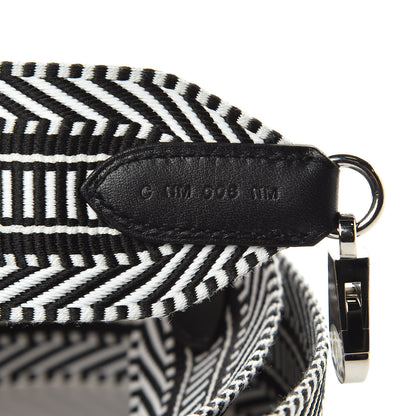 Hermes Toile Swift 50mm Sangle Cavale Shoulder Strap Black Ecru 4 of 4
