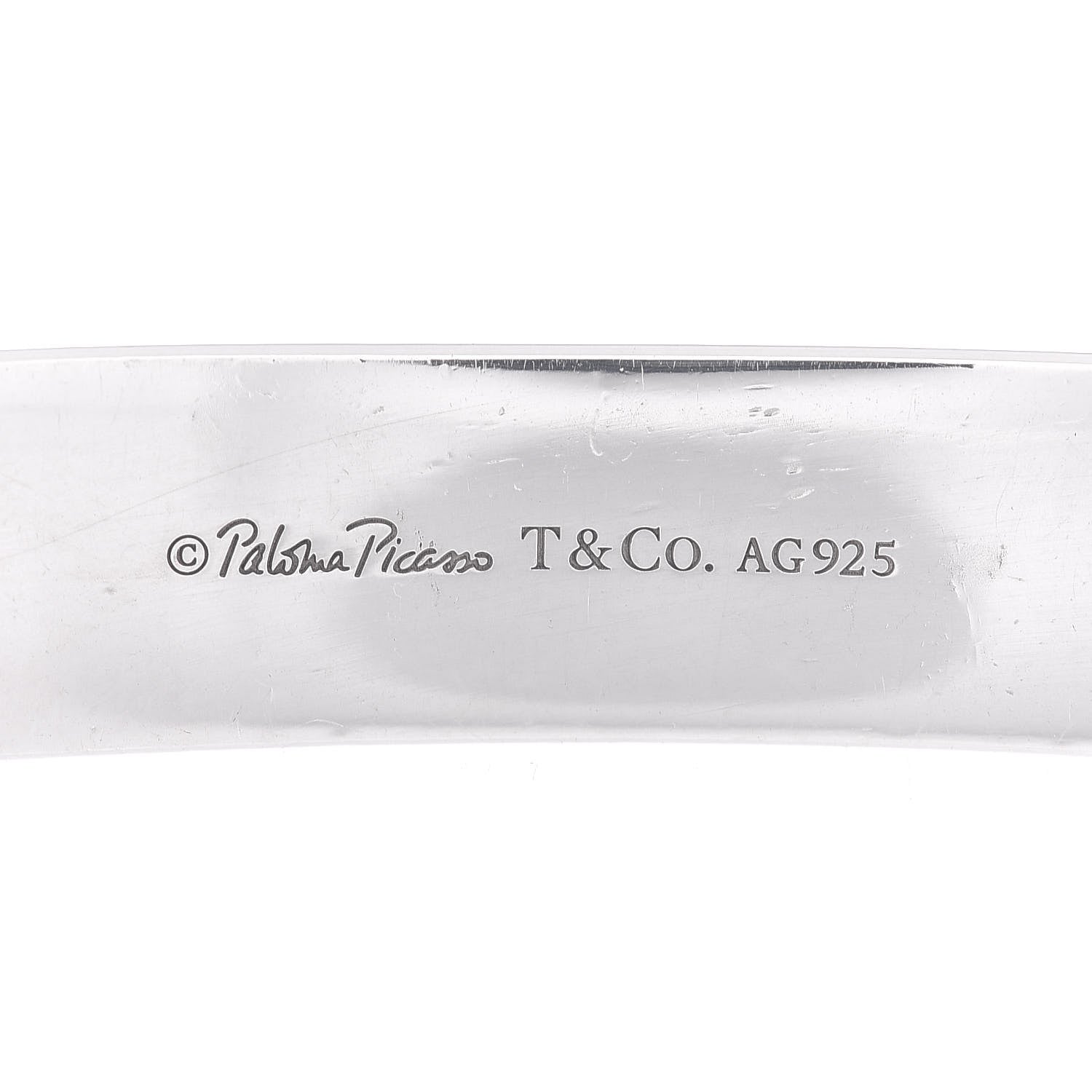 Tiffany Sterling Silver Paloma Picasso Caliper Cuff Bracelet 4 of 4